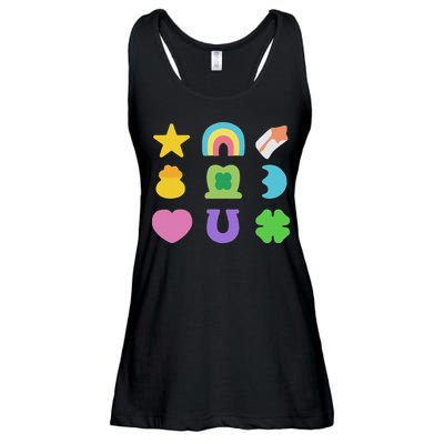 Lucky Cereal Marshmallow Shapes Magically Charms Delicious Ladies Essential Flowy Tank