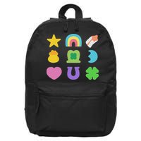 Lucky Cereal Marshmallow Shapes Magically Charms Delicious 16 in Basic Backpack