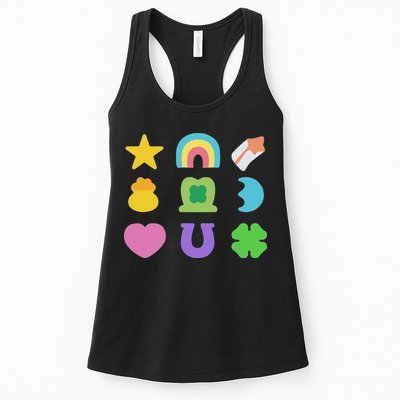Lucky Cereal Marshmallow Shapes Magically Charms Delicious Womens Tank Top