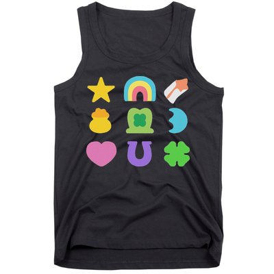 Lucky Cereal Marshmallow Shapes Magically Charms Delicious Tank Top