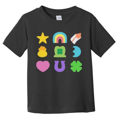 Lucky Cereal Marshmallow Shapes Magically Charms Delicious Toddler T-Shirt