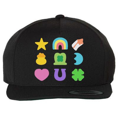 Lucky Cereal Marshmallow Shapes Magically Charms Delicious Wool Snapback Cap