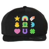 Lucky Cereal Marshmallow Shapes Magically Charms Delicious Wool Snapback Cap