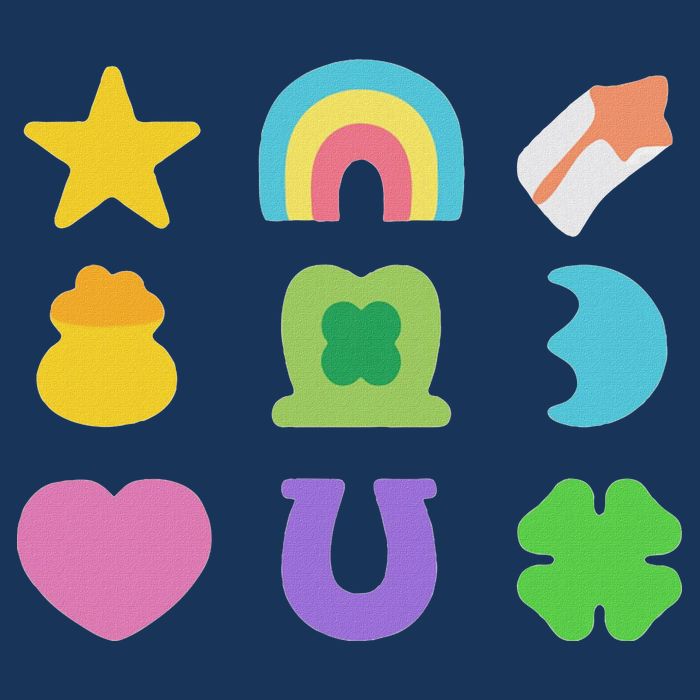 Lucky Cereal Marshmallow Shapes Magically Charms Delicious Infant Baby Jersey Bodysuit