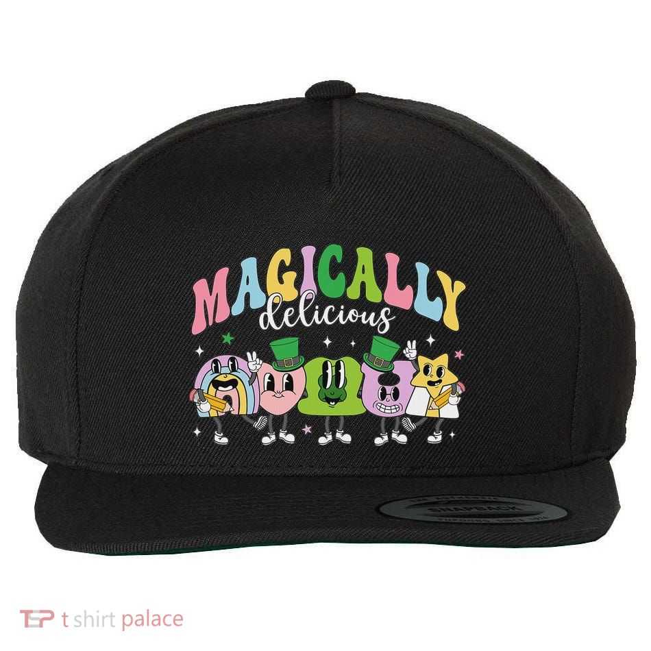 Lucky Cereal Marshmallow Shapes Magically Charms Delicious Wool Snapback Cap