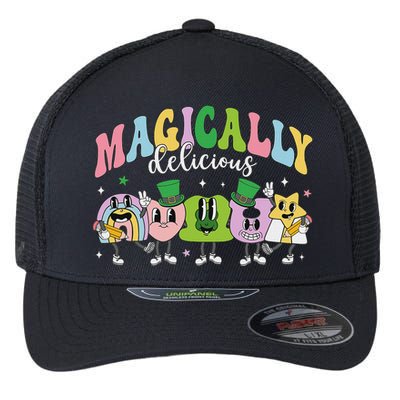 Lucky Cereal Marshmallow Shapes Magically Charms Delicious Flexfit Unipanel Trucker Cap