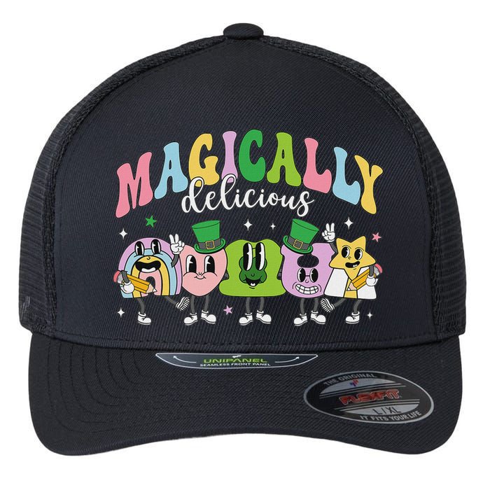 Lucky Cereal Marshmallow Shapes Magically Charms Delicious Flexfit Unipanel Trucker Cap