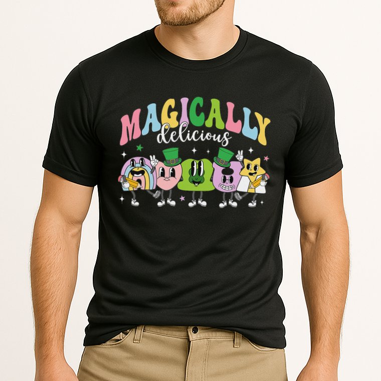 Lucky Cereal Marshmallow Shapes Magically Charms Delicious Performance Shirt