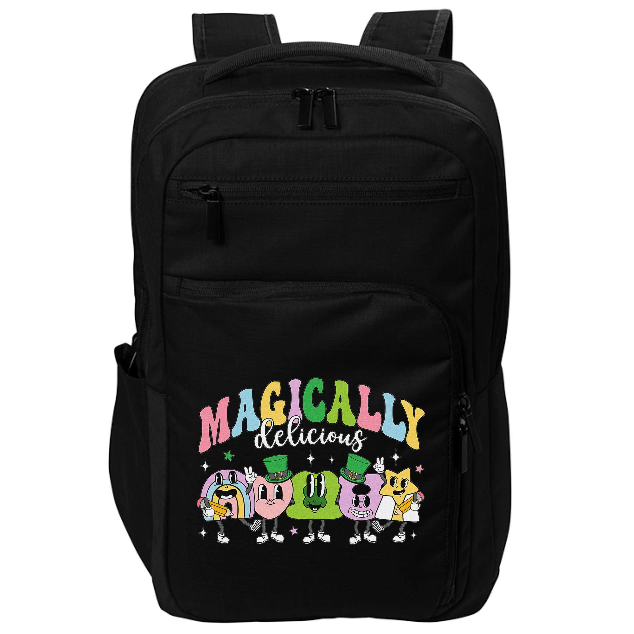 Lucky Cereal Marshmallow Shapes Magically Charms Delicious Impact Tech Backpack