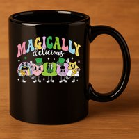 Lucky Cereal Marshmallow Shapes Magically Charms Delicious 11oz C Handle Ceramic Mug