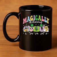Lucky Cereal Marshmallow Shapes Magically Charms Delicious 11oz C Handle Ceramic Mug