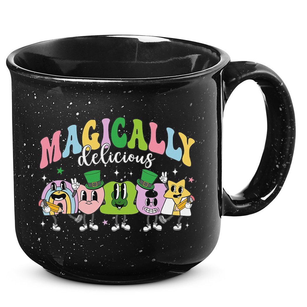 Lucky Cereal Marshmallow Shapes Magically Charms Delicious 15oz Campfire Ceramic Mug