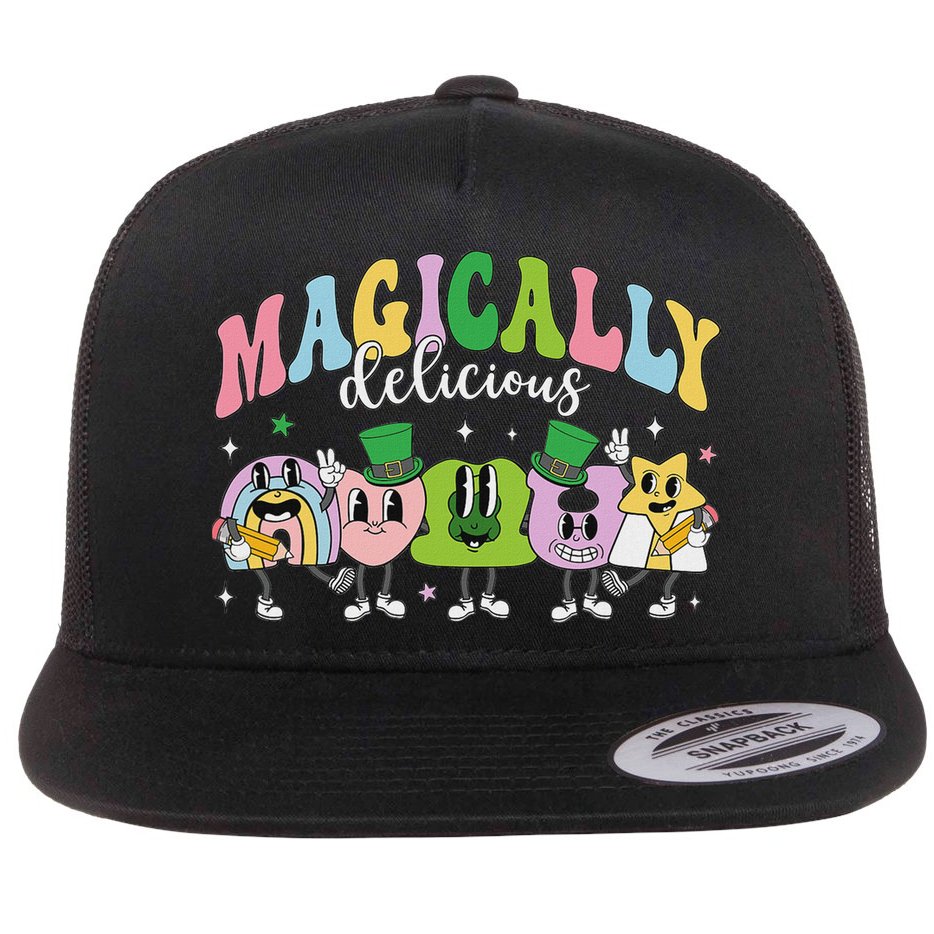 Lucky Cereal Marshmallow Shapes Magically Charms Delicious Flat Bill Trucker Hat