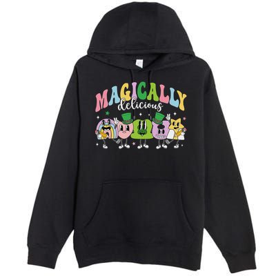 Lucky Cereal Marshmallow Shapes Magically Charms Delicious Premium Pullover Hoodie
