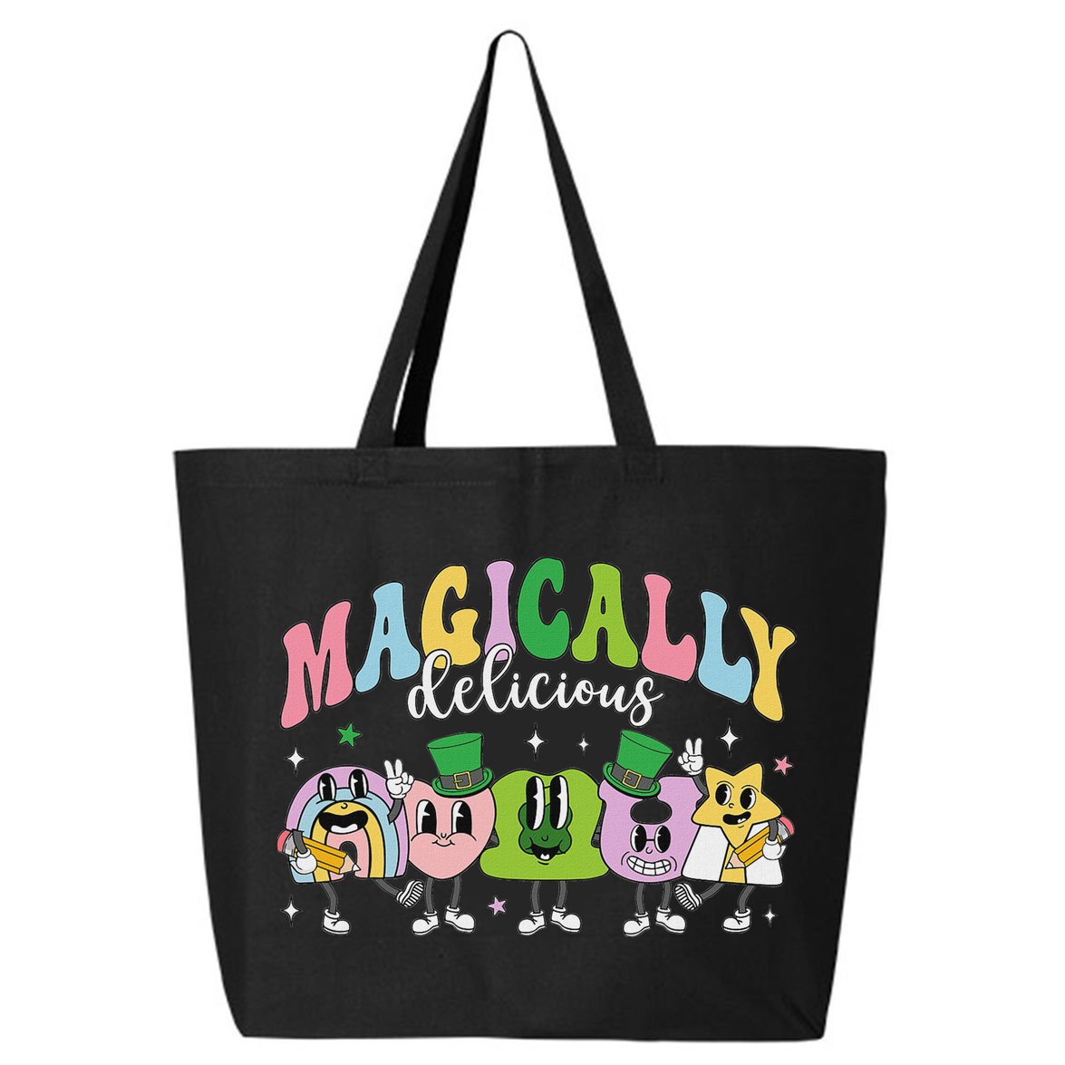 Lucky Cereal Marshmallow Shapes Magically Charms Delicious 25L Jumbo Tote
