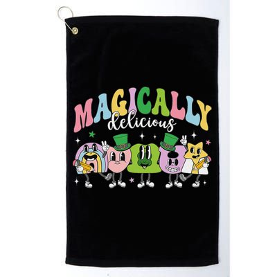 Lucky Cereal Marshmallow Shapes Magically Charms Delicious Golf Towel