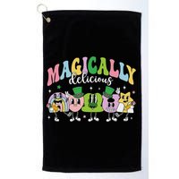 Lucky Cereal Marshmallow Shapes Magically Charms Delicious Golf Towel