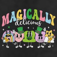Lucky Cereal Marshmallow Shapes Magically Charms Delicious Golf Towel