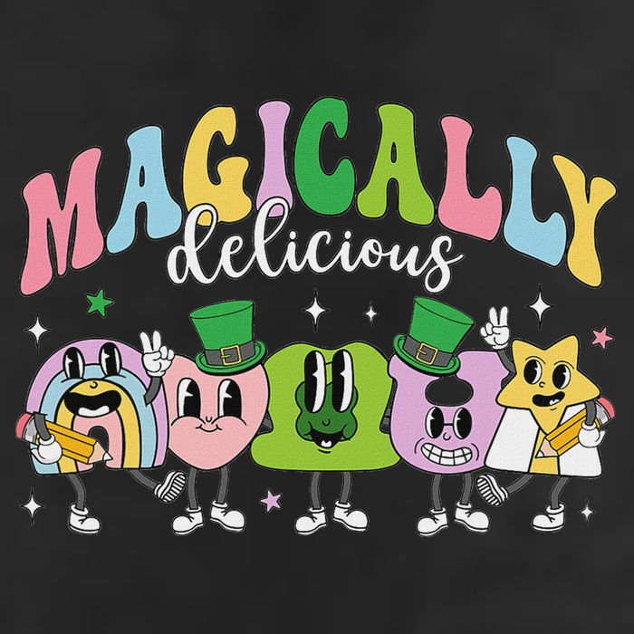Lucky Cereal Marshmallow Shapes Magically Charms Delicious Golf Towel