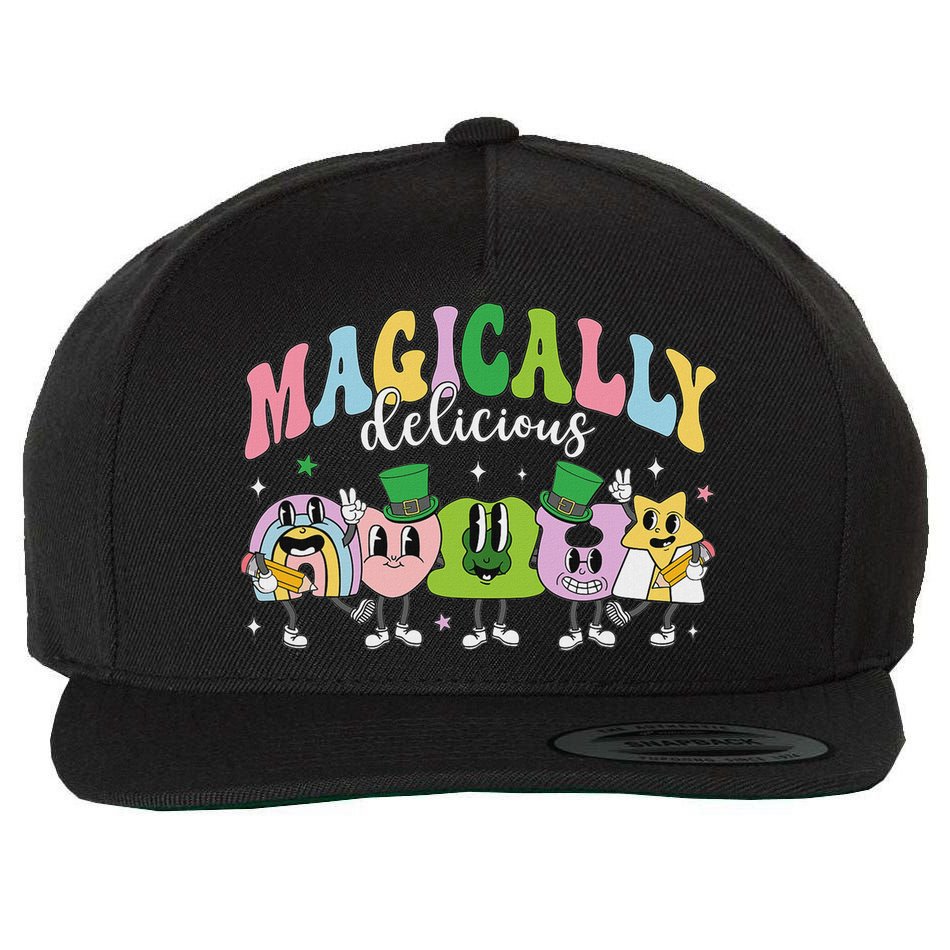 Lucky Cereal Marshmallow Shapes Magically Charms Delicious Wool Snapback Cap