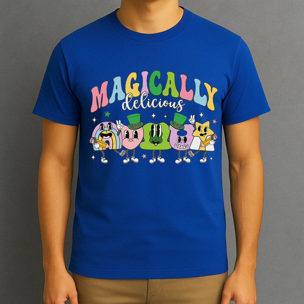 Lucky Cereal Marshmallow Shapes Magically Charms Delicious T-Shirt