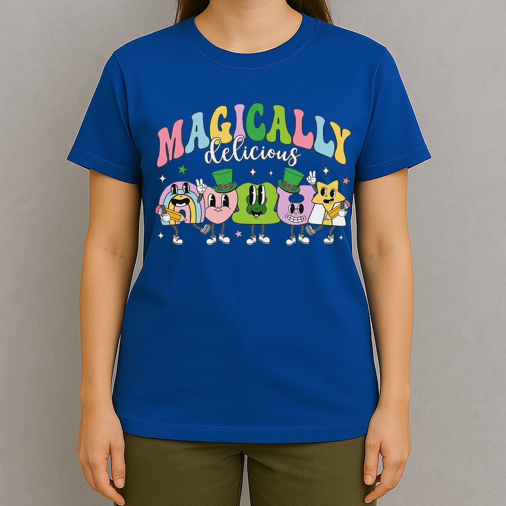 Lucky Cereal Marshmallow Shapes Magically Charms Delicious T-Shirt