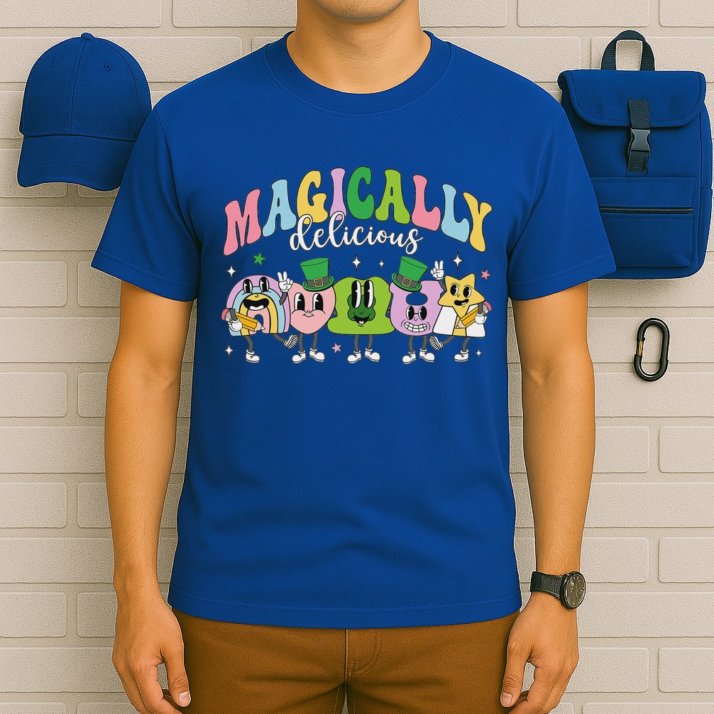 Lucky Cereal Marshmallow Shapes Magically Charms Delicious T-Shirt