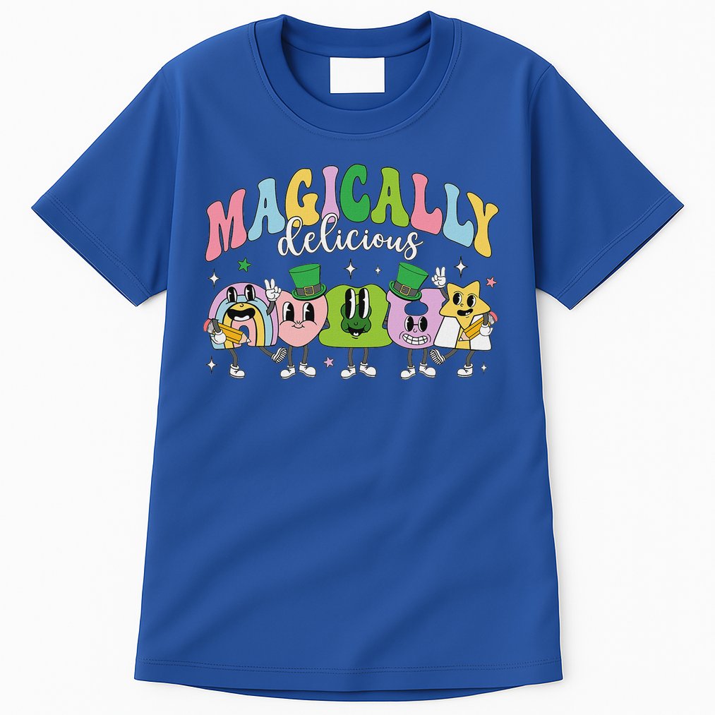 Lucky Cereal Marshmallow Shapes Magically Charms Delicious Tall T-Shirt