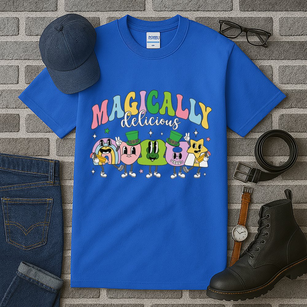Lucky Cereal Marshmallow Shapes Magically Charms Delicious Tall T-Shirt