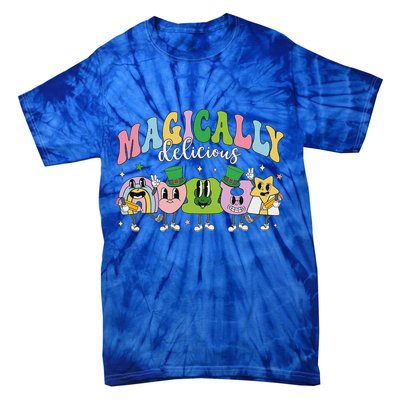 Lucky Cereal Marshmallow Shapes Magically Charms Delicious Tie-Dye T-Shirt