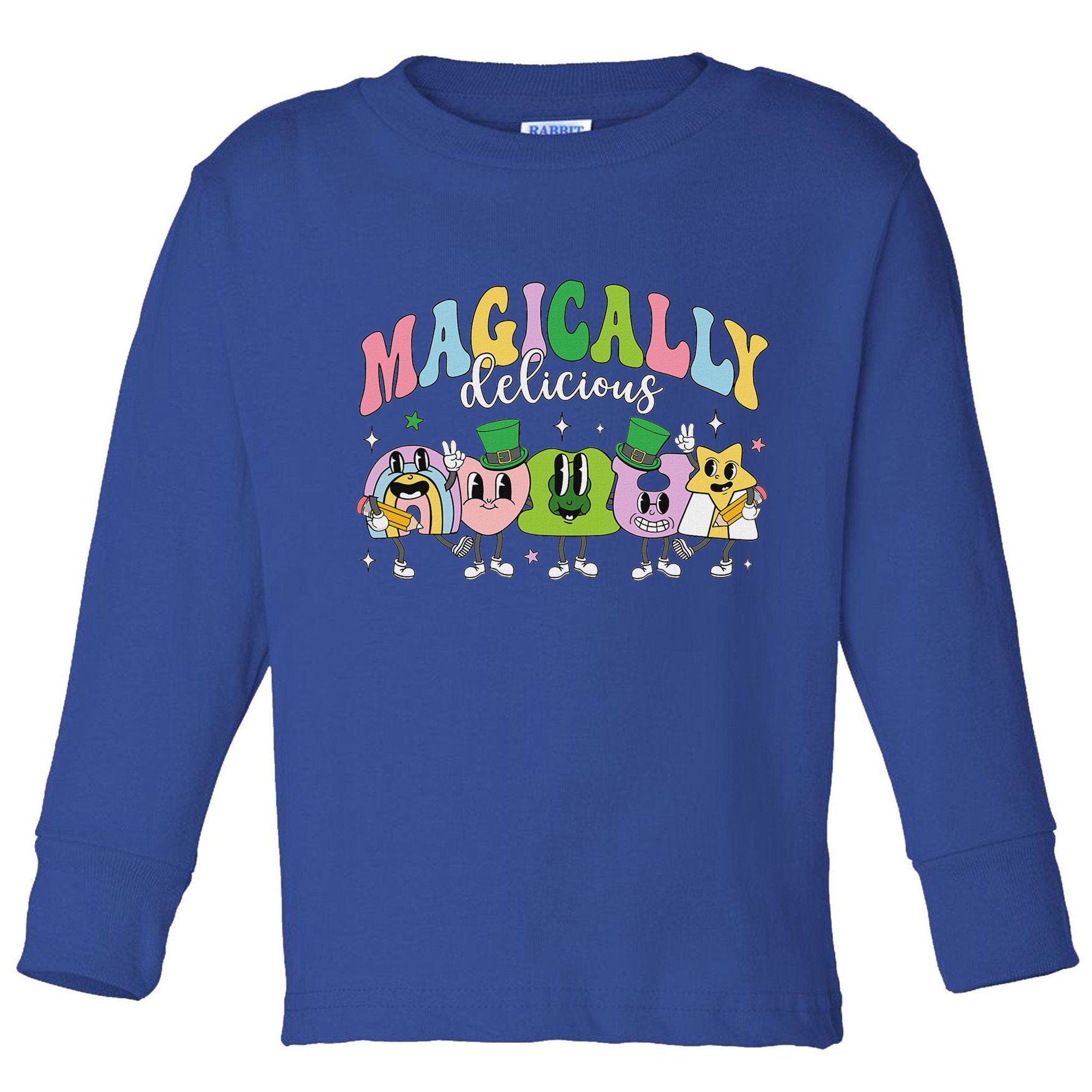 Lucky Cereal Marshmallow Shapes Magically Charms Delicious Toddler Long Sleeve Shirt