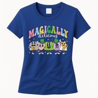 Lucky Cereal Marshmallow Shapes Magically Charms Delicious Womens T-Shirt