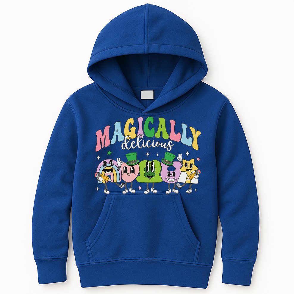 Lucky Cereal Marshmallow Shapes Magically Charms Delicious Kids Hoodie