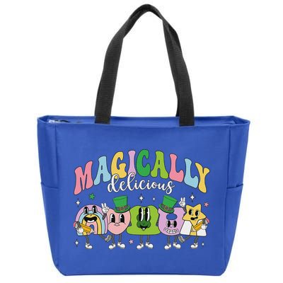 Lucky Cereal Marshmallow Shapes Magically Charms Delicious Zip Tote Bag