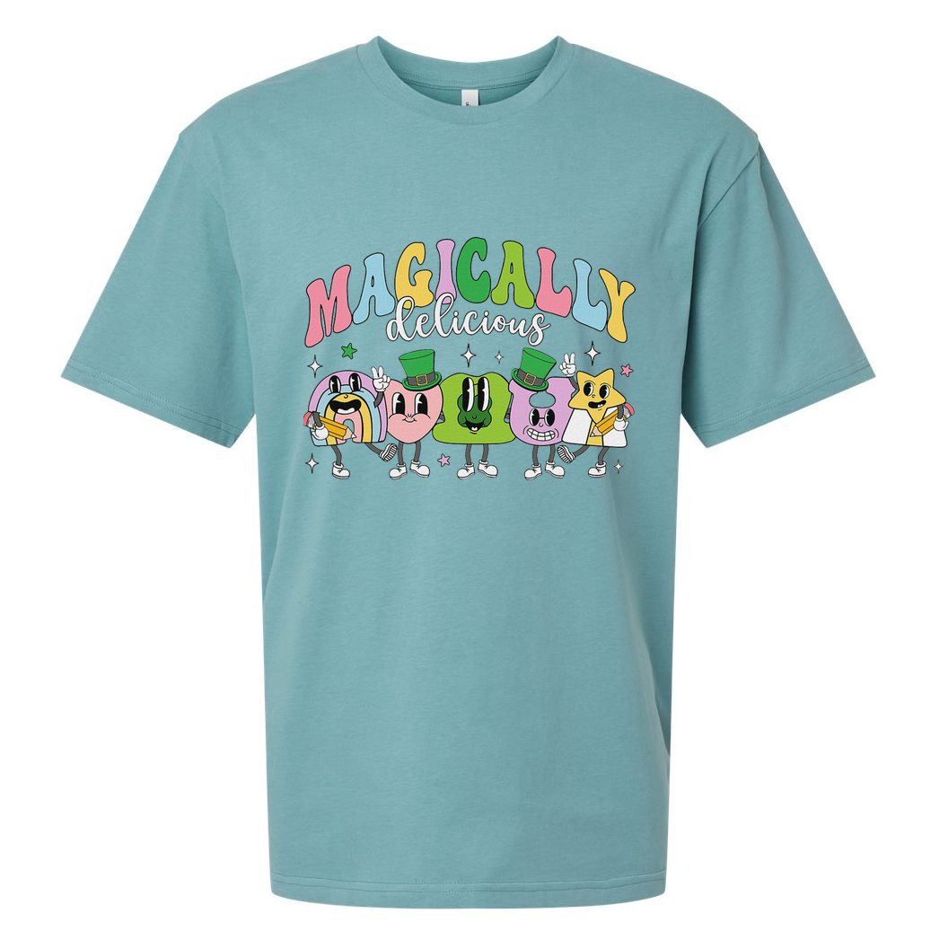 Lucky Cereal Marshmallow Shapes Magically Charms Delicious Sueded Cloud Jersey T-Shirt