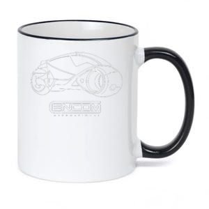 LIGHT CYCLE Motorbike ENCOM Flynn SCI FI Grid Game 80s Retro 11oz Black Color Changing Mug