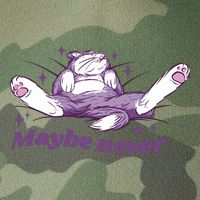 Lazy Cat Maybe Never Funny Legacy Tie Dye Trucker Hat