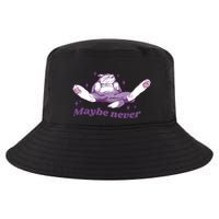 Lazy Cat Maybe Never Funny Cool Comfort Performance Bucket Hat