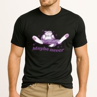 Lazy Cat Maybe Never Funny Performance Shirt
