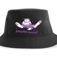 Lazy Cat Maybe Never Funny Sustainable Bucket Hat