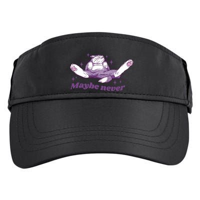 Lazy Cat Maybe Never Funny Adult Drive Performance Visor