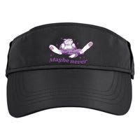 Lazy Cat Maybe Never Funny Adult Drive Performance Visor