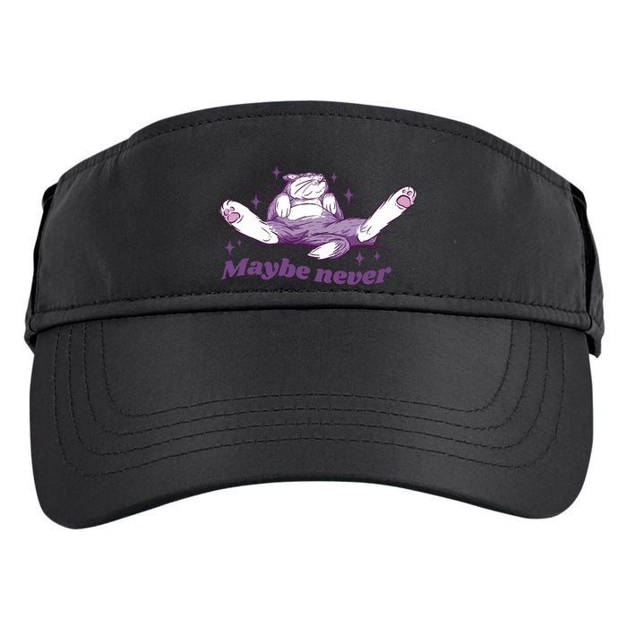 Lazy Cat Maybe Never Funny Adult Drive Performance Visor