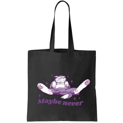 Lazy Cat Maybe Never Funny Bag