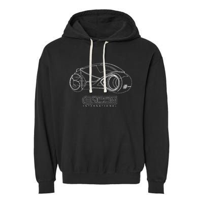 LIGHT CYCLE motorbike ENCOM Flynn SCI FI grid game 80s retro Garment-Dyed Fleece Hoodie