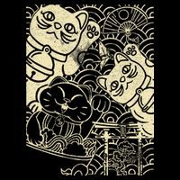 Lucky Cat Maneki Neko Japanese Good Luck Japan Life Impact Tech Backpack