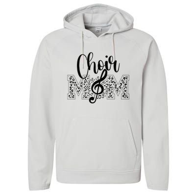 Leopard Choir Mom Choir Mama Choir Mom Gift Performance Fleece Hoodie