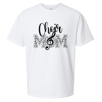 Leopard Choir Mom Choir Mama Choir Mom Gift Sueded Cloud Jersey T-Shirt