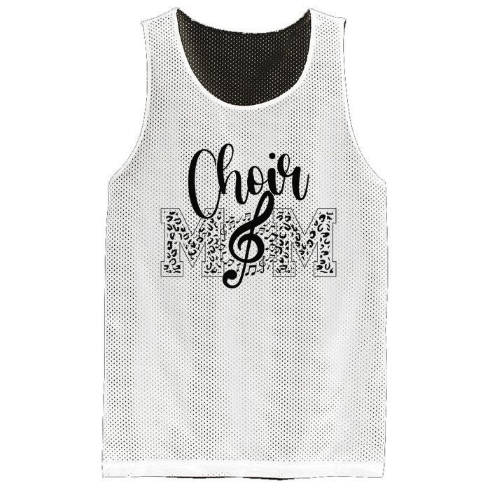 Leopard Choir Mom Choir Mama Choir Mom Gift Mesh Reversible Basketball Jersey Tank