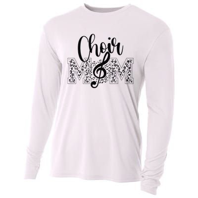 Leopard Choir Mom Choir Mama Choir Mom Gift Cooling Performance Long Sleeve Crew